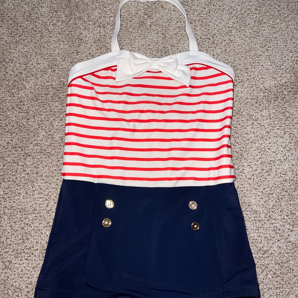 Janie & Jack girls swimsuit size 10